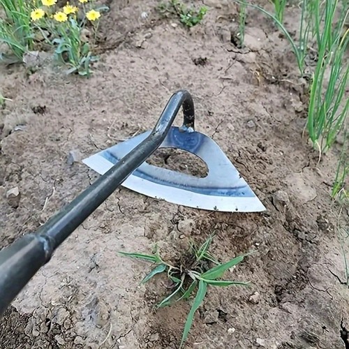 Durable steel hollow hoe - steel,