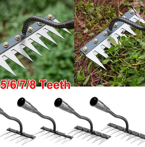 1pc gardening hoe - rake, 5/6/7/8