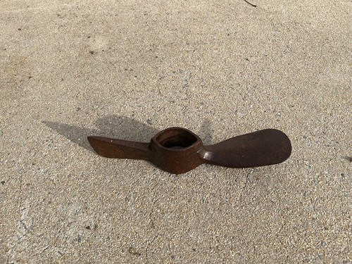 Vintage mattock head hoe tool - head,